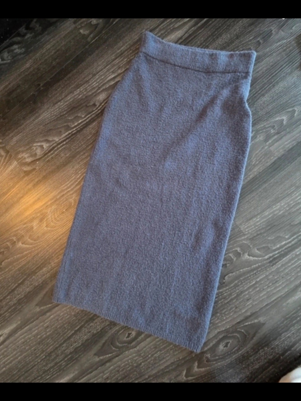 Express Textured Knit Midi Pencil Skirt Set XS Skirt: